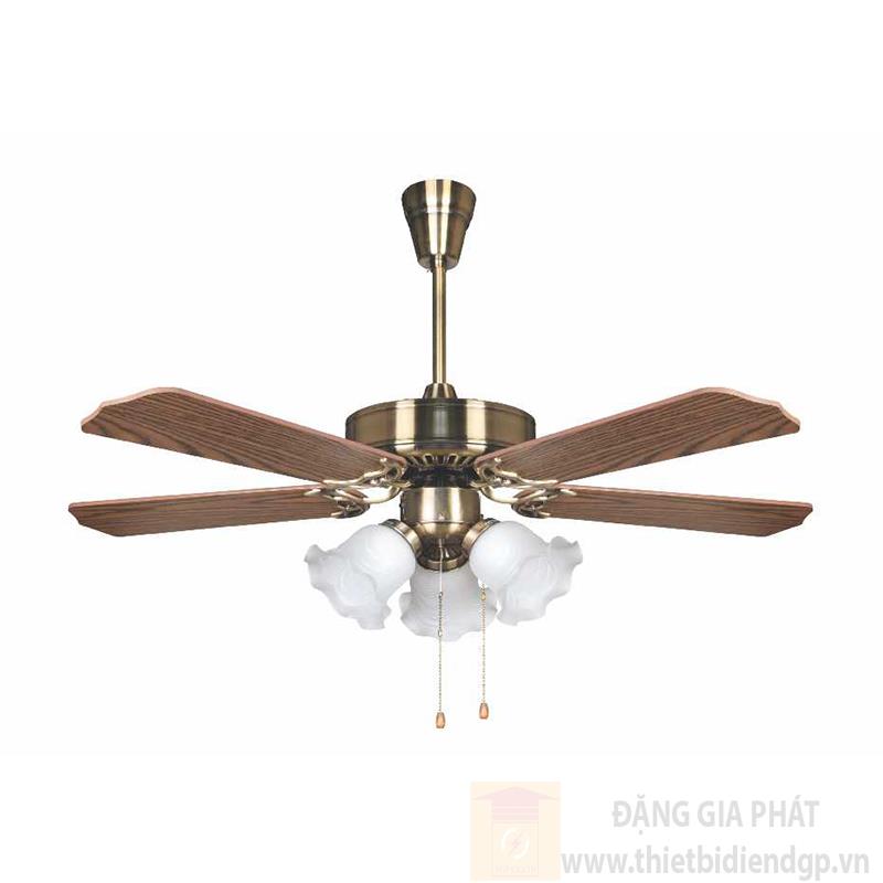 Quạt trần Nam Long NetViet 5 cánh NQ 5108 E27*3 lamp